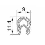 PVC-Kantenschutz mit Metallband