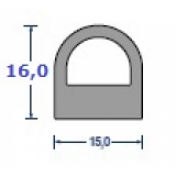 SELASTAN® Silikon-Hohlkammerprofil 15 x 16 mm